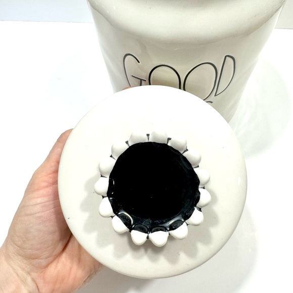 RAE DUNN GOOD DOG FOOD SNACK CANISTER - Picture 4 of 14